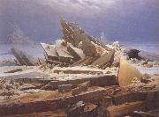 Caspar David Friedrich Te Sea of Ice oil